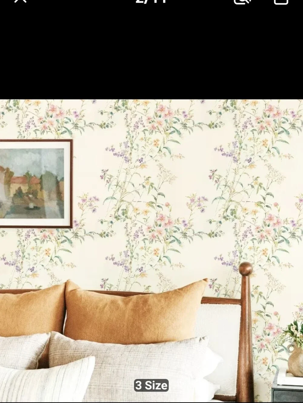 New Roll Floral Vine Peel and Stick Wallpaper 17.32x118.11